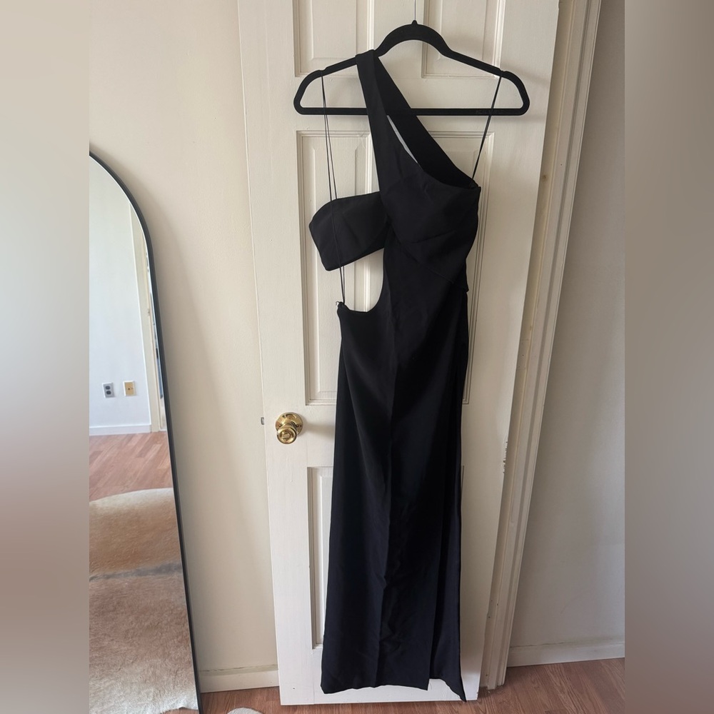 Mônot Black One Shoulder Dress - Picture 5 of 14